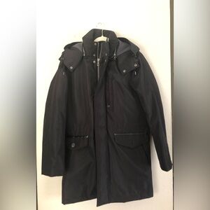 COLE HAAN men’s winter coat in black